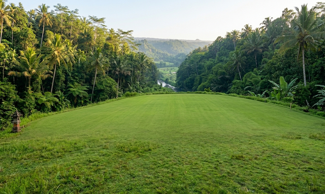Open field at Lembah Raden